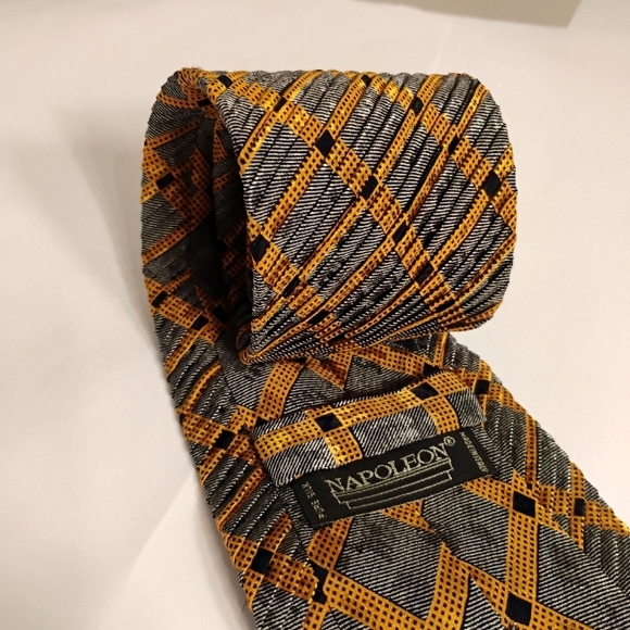 Napoleon For Brioni Men's Luxury Mens TiePleated